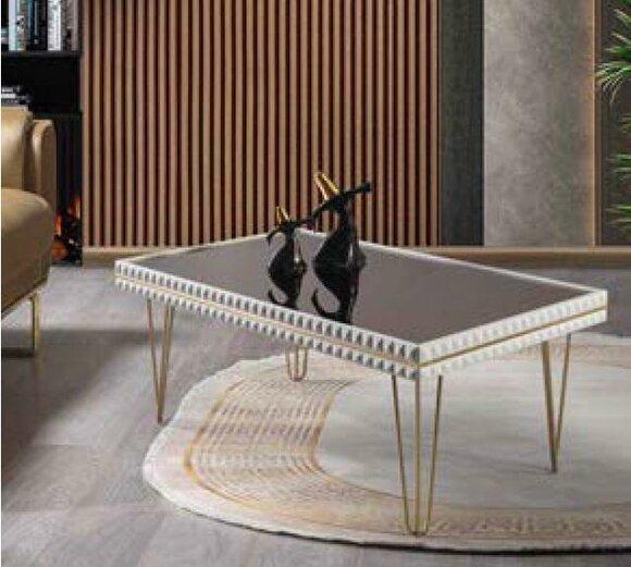 Couch Tisch Kaffee Tische Wohnzimmer Massiv Beistell Luxus Couchtisch