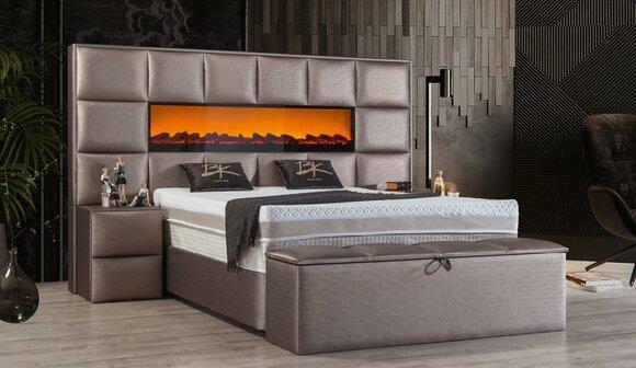 Betten Doppel Bettrahmen Design Möbel Neu Bett Doppelbetten Kamin Deko Truhe Neu