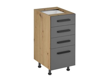 Schubladenkommode Auszugsschrank Küche Schubladenunterschrank Kommode