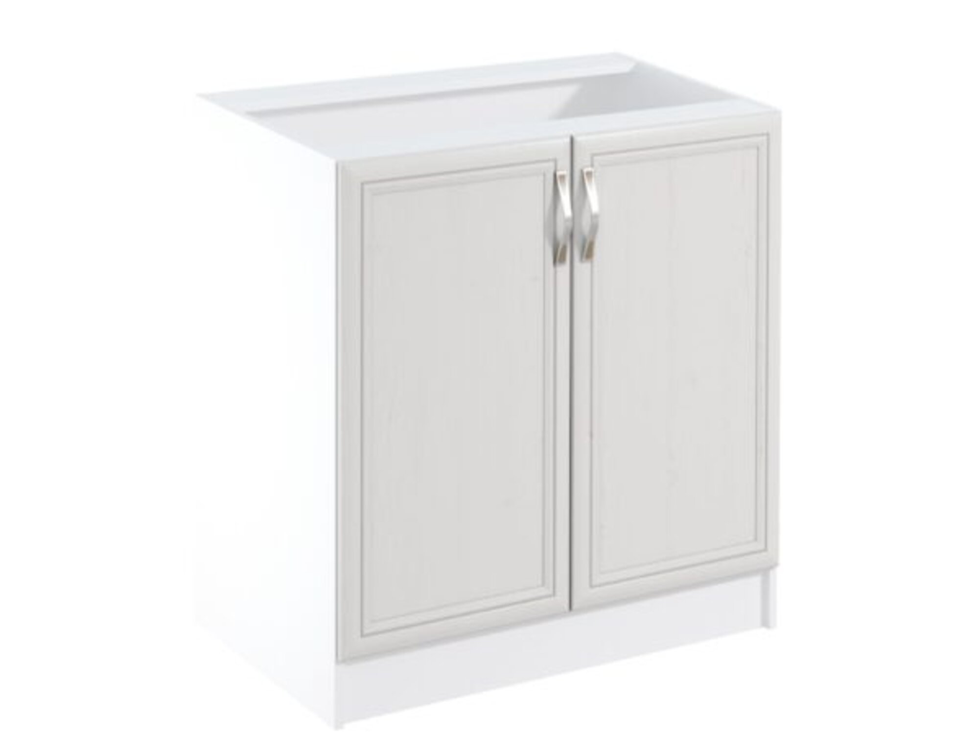 Unterschrank Küchenschrank Küchenunterschrank Schrank Einlegeboden Weiß