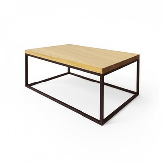 Kaffeetisch Couchtisch Designer Tisch Metall Wohnzimmertisch Tische Neu Holz