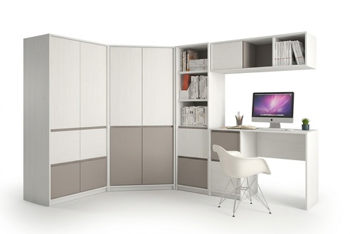 Kinder Jugend Schlafzimmer Komplett Kleiderschrank Eckschrank Computertisch 7tlg