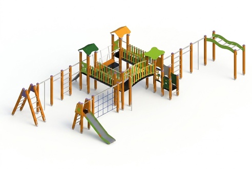 Kinderspielplatz Abenteuerspielplatz Freizeitanlage Spielbereich Familienpark
