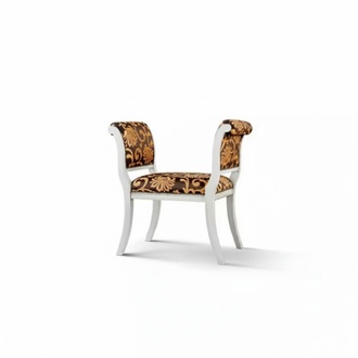 Klassische Hocker Design Bank Wohnzimmer Sitzbank Sessel Möbel Neu