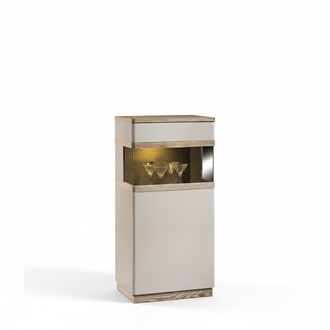 Klassische Kommode Vitrine Kommoden Vitrinen Kommodenschrank Schrank CM-W3/4 P/L