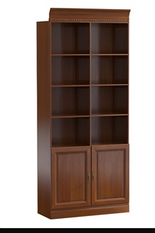 Klassische Schränke Schrank Schrankwand Bücherregal Bücherschrank - Model BA-3