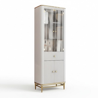 Schränke Klassische Vitrine Holz Edler Luxus Glas Schrank Holz Regal
