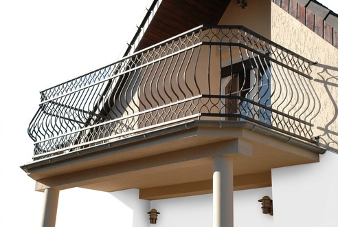 Klassische Stahl Treppe Schmiedeeisen Treppen Balkon Geländer Maßfertigung 117