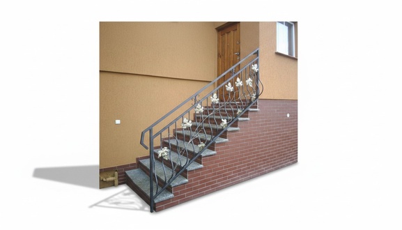 Klassische Stahl Treppe Schmiedeeisen Treppen Balkon Geländer Maßfertigung 137