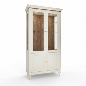 Klassische Vitrine Kommoden Vitrinen Vitrinenschrank Schrank Glasschrank FL-W2