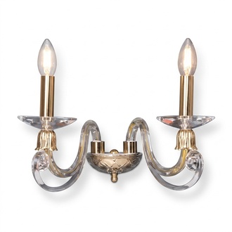Klassische Wandleuchte Lampe Kronleuchter Wandlampen Leuchte Kristall