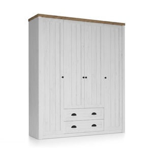 Klassischer Antik Stil Kleiderschrank Schrank Holz Garderob Schlafzimmer Artdéco