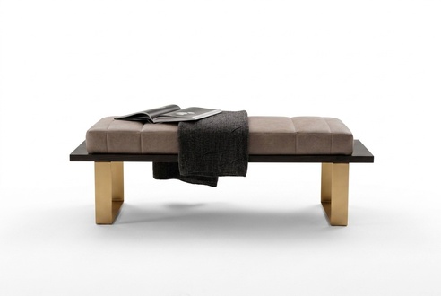 Klassischer Hocker Fußhocker Beistellhocker Ottomane Chaiselounge Sitzbank Neu
