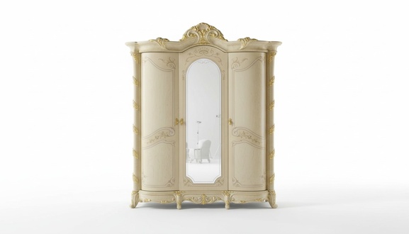Klassischer Holz Massiv Kleiderschrank Holz Schlafzimmer Regal Schrank Schrank