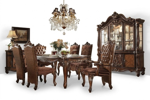 Klassischer Luxus Tisch Holz Tische Barock Rokoko Antik Stil Ess Wohn