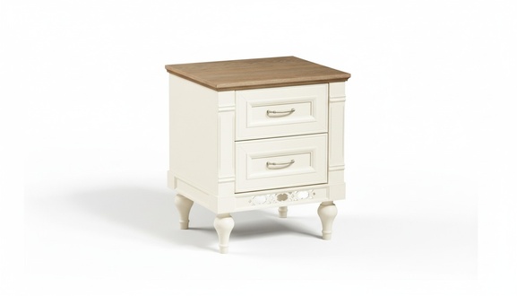 Klassischer Nachtschrank Nachttisch Massiv Konsole Ablage Schlafzimmer FL-SZN