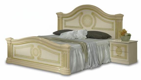 Klassisches Bett Ehebett Doppelbett Sti Betten Polster Italienische Möbel Holz