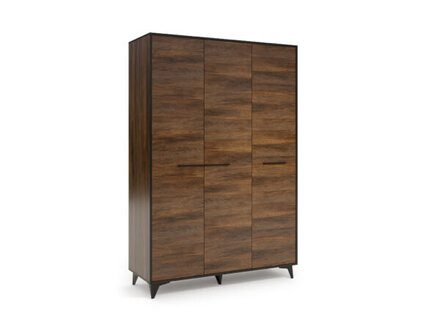 Kleiderschrank Stoff Garderobe mit Kleiderstange Schlafzimmerschrank