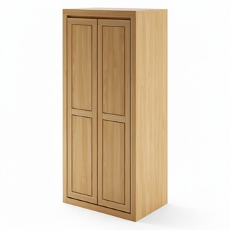 Kleiderschrank Eiche Schrank Vollholz massiv Schlafzimmerschrank Schränke Neu