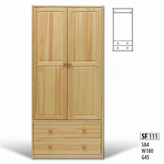 Kleiderschrank Kiefer Schrank Vollholz massiv Schlafzimmerschrank Schränke Neu