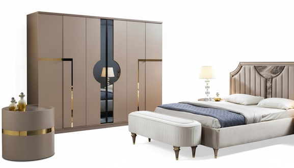 Kleiderschrank Luxus Schrank Schlafzimmer Möbel Italienische Art Holz Schränke