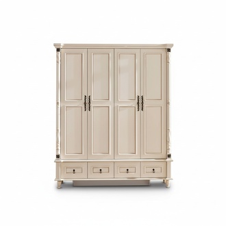 Kleiderschrank Schrank Barock Stil Holz Möbel Klassische Schlafzimmer Schränke