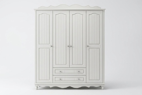 Kleiderschrank Schrank Barock Stil Möbel Klassische Schlafzimmer Schränke Holz