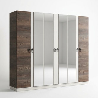Kleiderschrank Schrank Schlafzimmer Schränke Holz Möbel Italienischer Stil Neu
