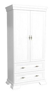 Garderobenschrank Kleiderschrank Schlafzimmerschrank Holzschrank Weiß