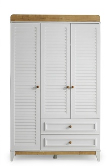 Kleiderschrank Weiß Elegantes Schlafzimmer Design Modern Möbel Luxus Neu