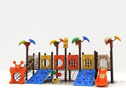 Kletterturm Outdoor Rutsche Kletterwand Unterhaltung für Kinder Spielplätze