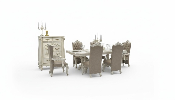 Königlicher Esstisch Tisch Holz Klassische Tische Barock Rokoko Esszimmer