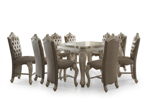 Königliches Esszimmer Garnitur Set Barock Rokoko Tisch 8x Stühle Stuhl