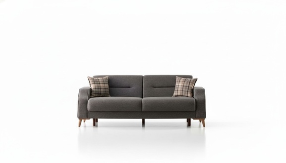 Komfortable Sofagarnitur 3+3+1 Sitze Stilvolles Design Wohnlandschaft Sitzgruppe