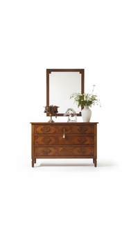 Kommod Landhaus Holz Anrichte Hoch Schrank Schränke Sideboard Kommoden Möbel