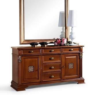Kommode Anrichte Schrank Garderobe Sideboard Italienische Möbel Antik
