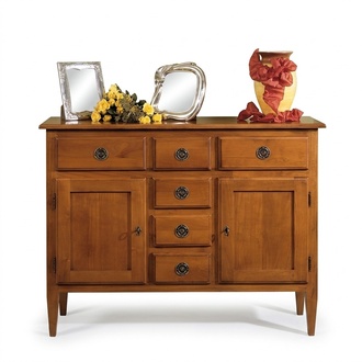 Kommode Anrichte Sideboard Braun Sideboards Schrank Kommoden Möbel Massiv Holz