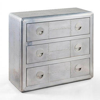 Kommode Design Möbel Vintage Retro Schrank Schubladenregal Flugzeug