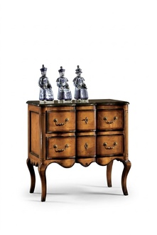 Kommode mit 2 Schubladen Sideboard Holz Schrank Kommoden Braun Neu
