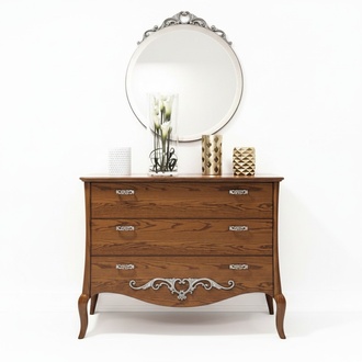 Kommode Schrank Sideboard Italienische Möbel Echtes Holz Kommoden Neu