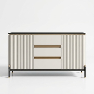 Kommode Weiß Sideboard Holz Schrank Möbel Einrichtung Anrichte Luxus