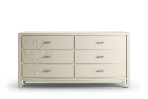 Kommode Wohnzimmer Design Sideboard Stil Modern Luxus Weiß