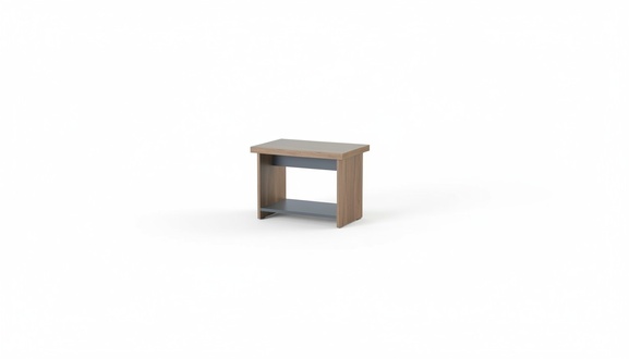 Kompakter Braun-Grauer Couchtisch Rechteckiger Arbeitszimmer Holztisch