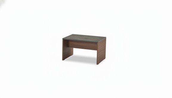 Kompakter Brauner Couchtisch Designer Arbeitszimmer Edle Ablagentische
