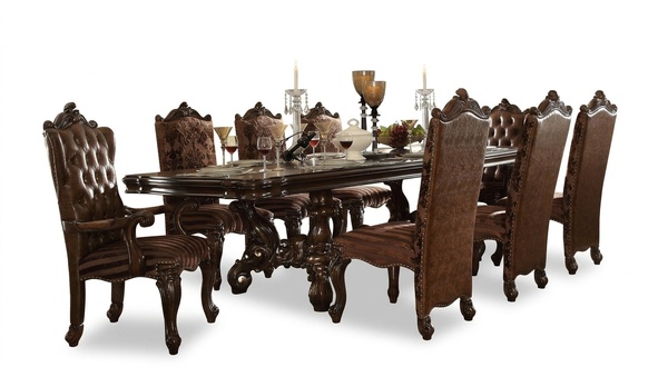 Komplett Esszimmer Tisch Kommode Spiegel 8x Stühle Set Garnitur Gruppe