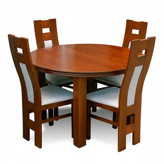 Komplett Set Esstisch 4x Stühle Esszimmer Set Ess Gruppe Holz Tisch Tische 5tlg
