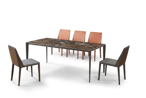 Komplett Set Esstisch + 4 Stühle Esszimmer Set Ess Gruppe Holz Tisch