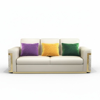 Komplett Set Sofagarnitur 3 2 1 Sitzer + Couchtisch Designer 4tlg. Ledersofa !