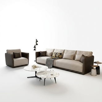 Komplett Set Sofagarnitur 4+1 Sitz Couch Tisch Design Wohnlandschaft