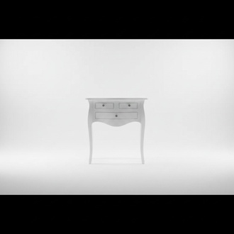 Konsole Klassischer Luxus Italien Design Möbel Holz Weiß Sideboard